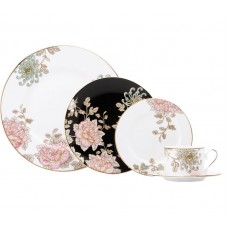 Marchesa by Lenox Painted Camellia 5 Piece Place Setting, Service for 1 MMK1047